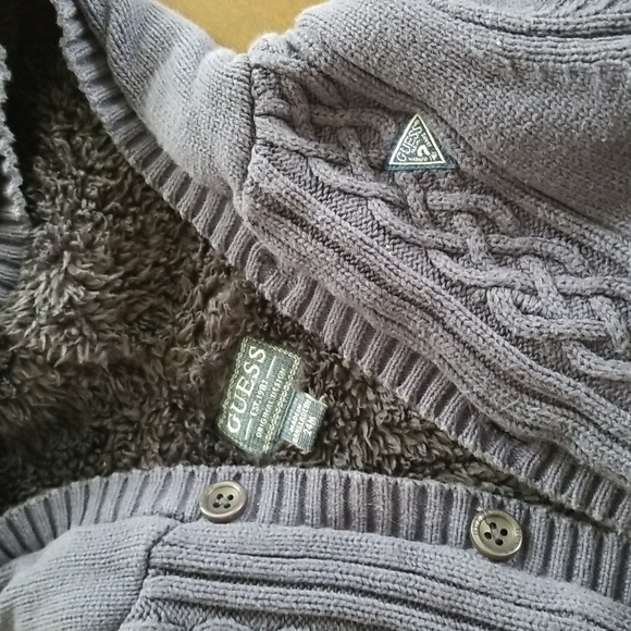 Guess Fleece knitted Cardigan - Picture 5 of 8
